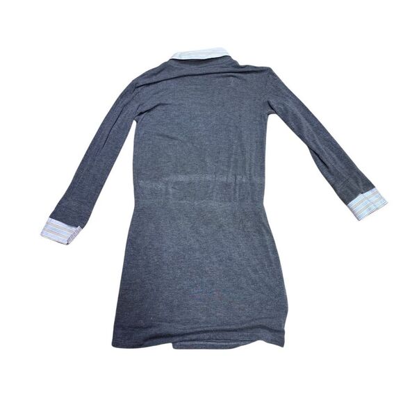 VGUC Bailey44 Women's Gray Long Sleeve Sweater Dress Size S Knee Length - Picture 2 of 5